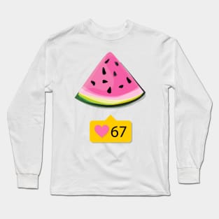 Watermelon collect likes Long Sleeve T-Shirt